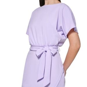 Kensi Tie Front Blouson Dress